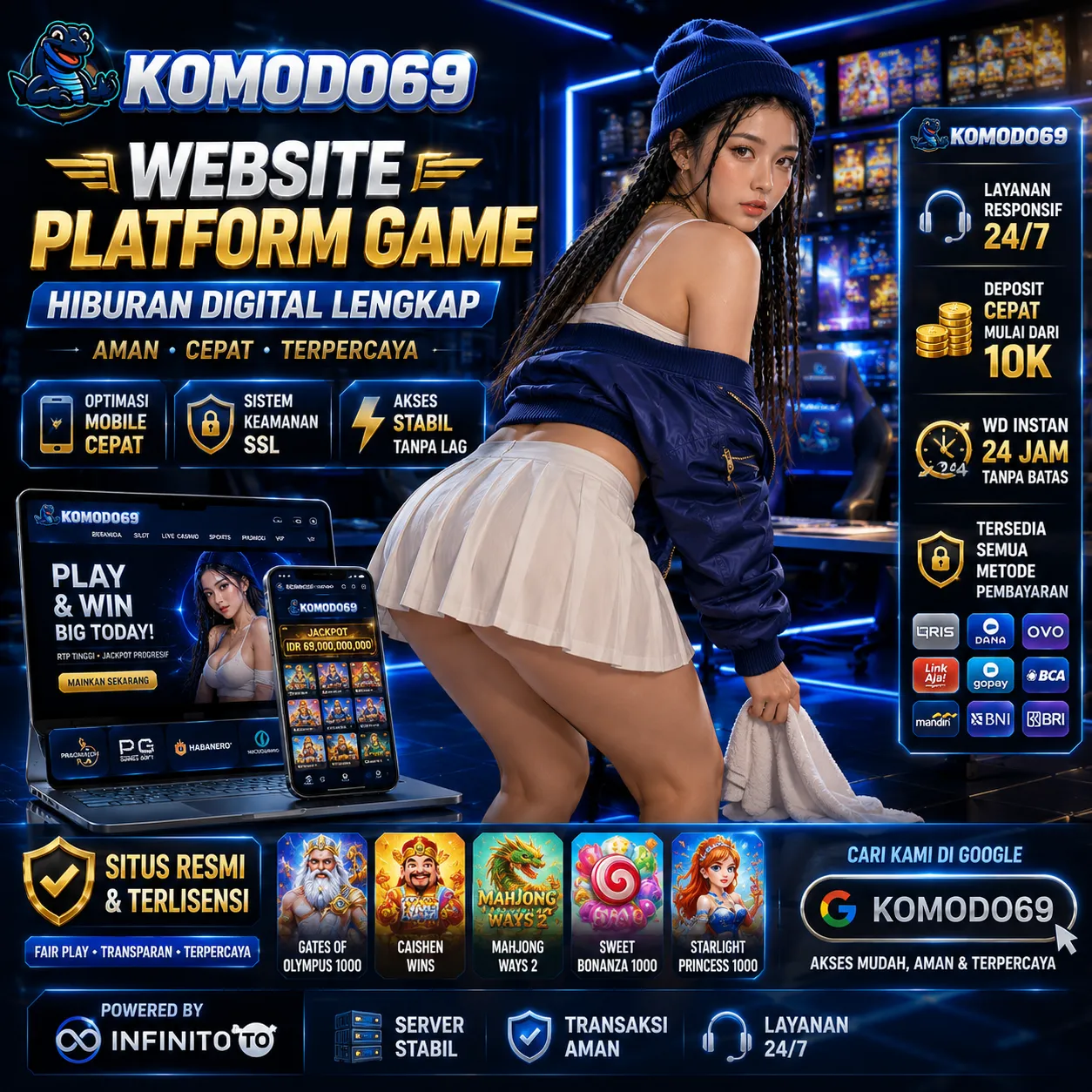 Komodo69: Website Platform Game Hiburan Digital Lengkap