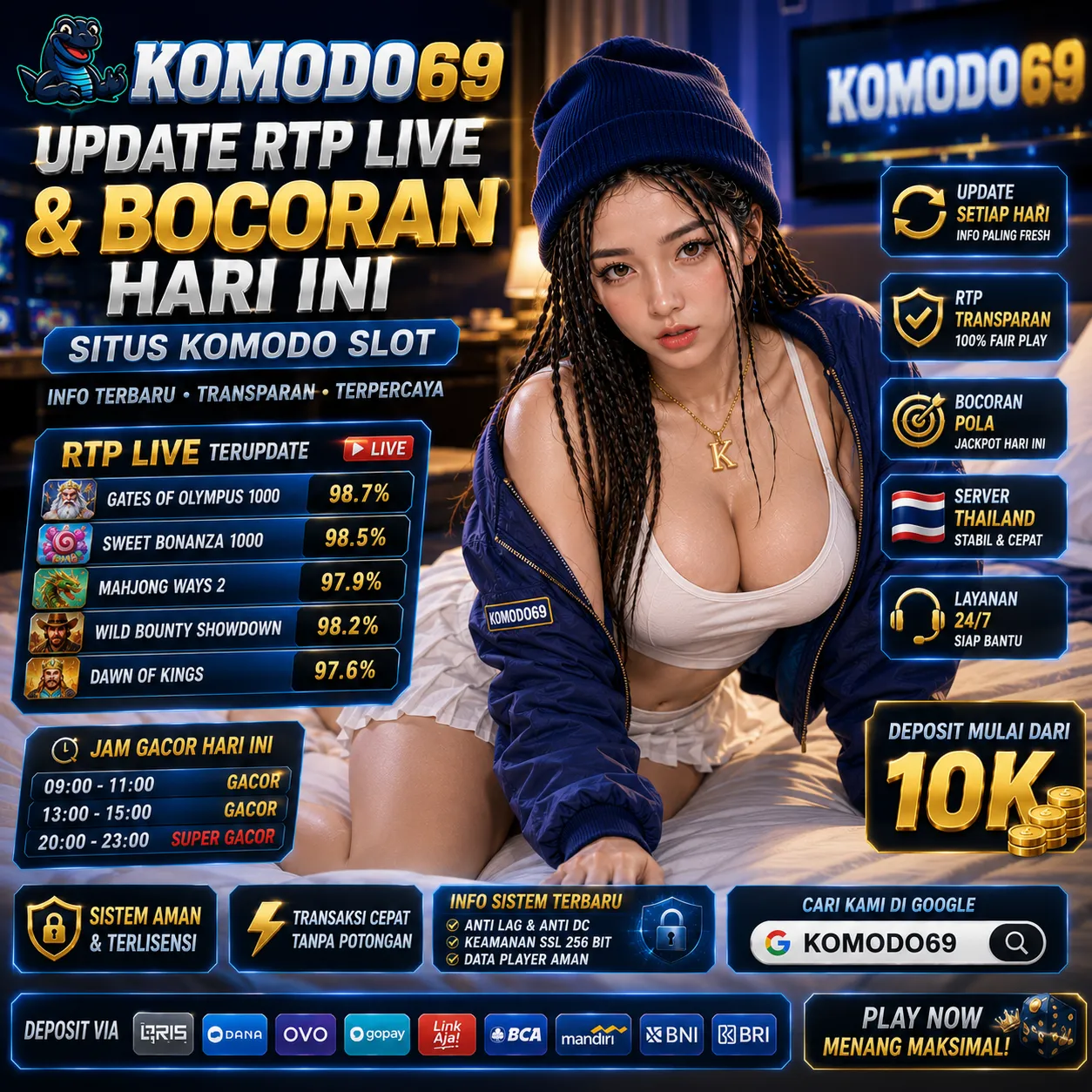 Komodo69: Update RTP Live & Bocoran Hari Inbi Situs Komodo Slot